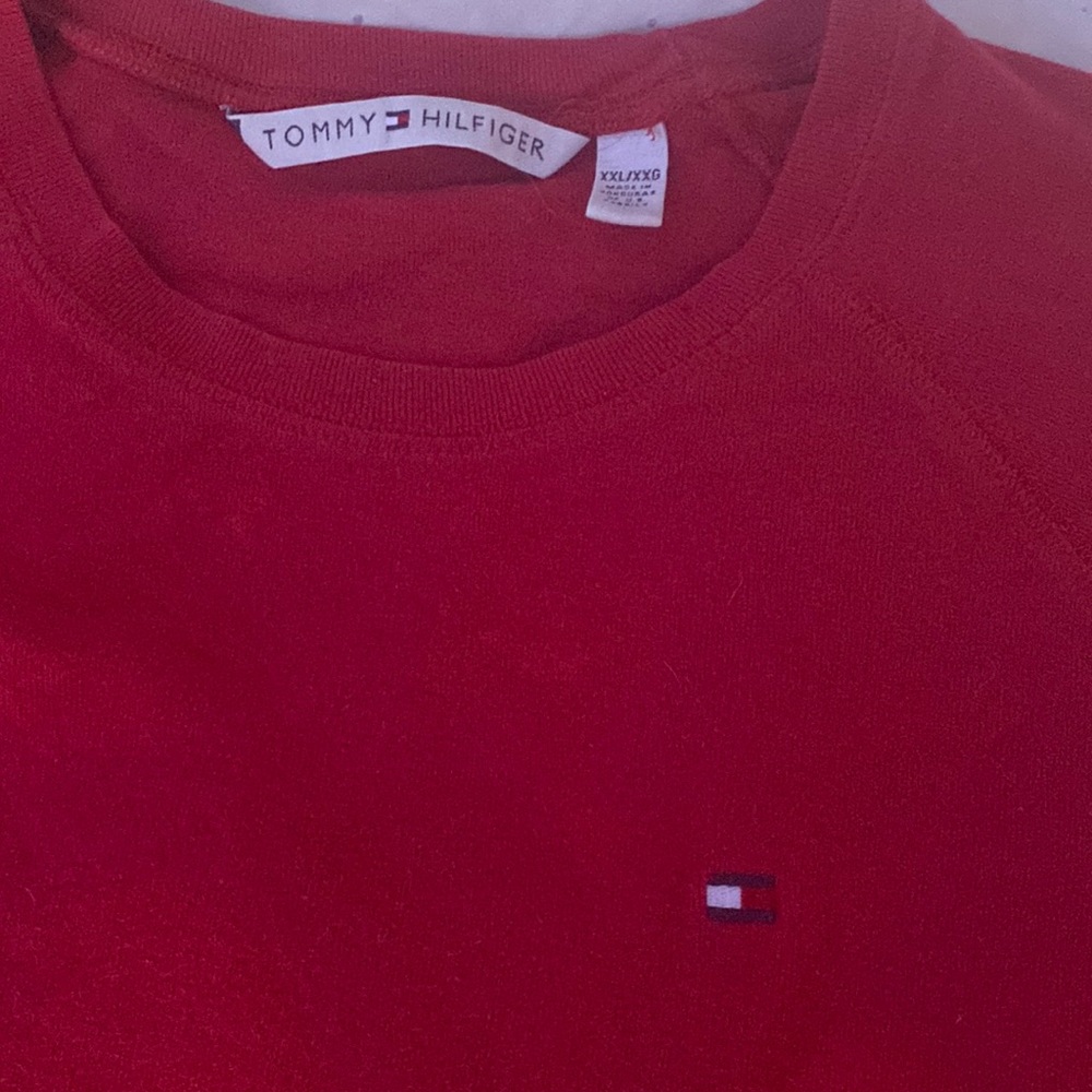 Tommy Hilfiger red long sleeve